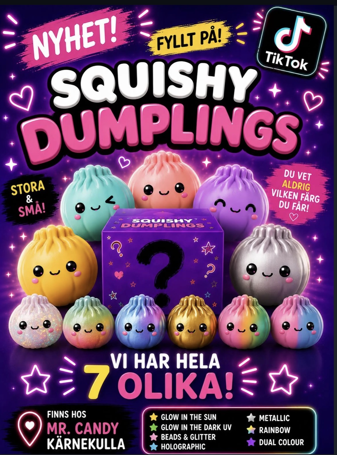 Squishy Dumplings-godis hos Mr. Candy